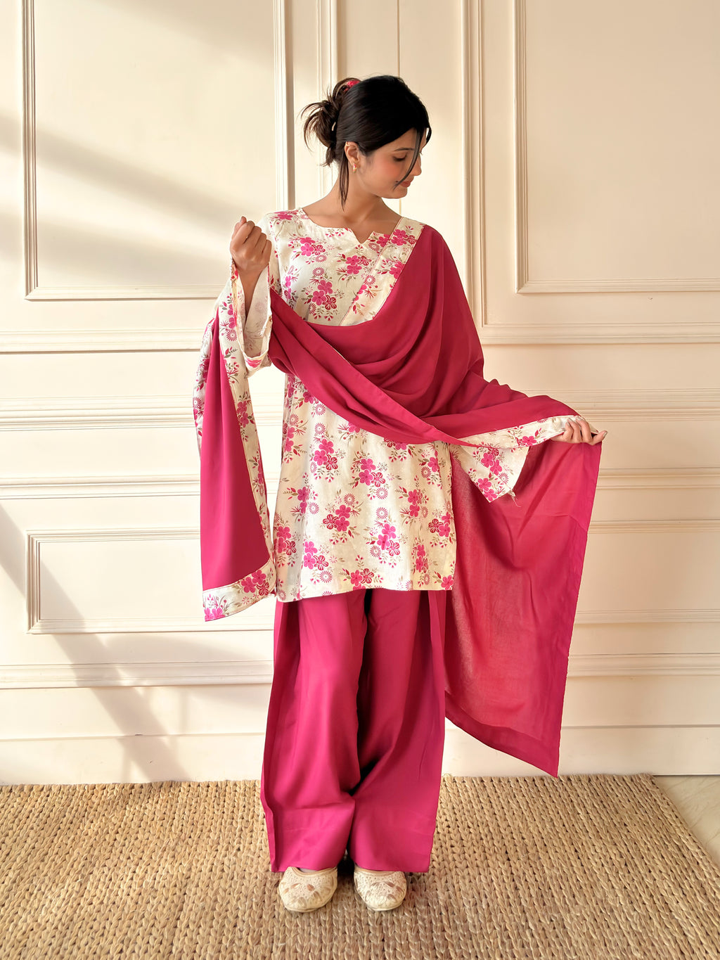 Poppy With Dupatta