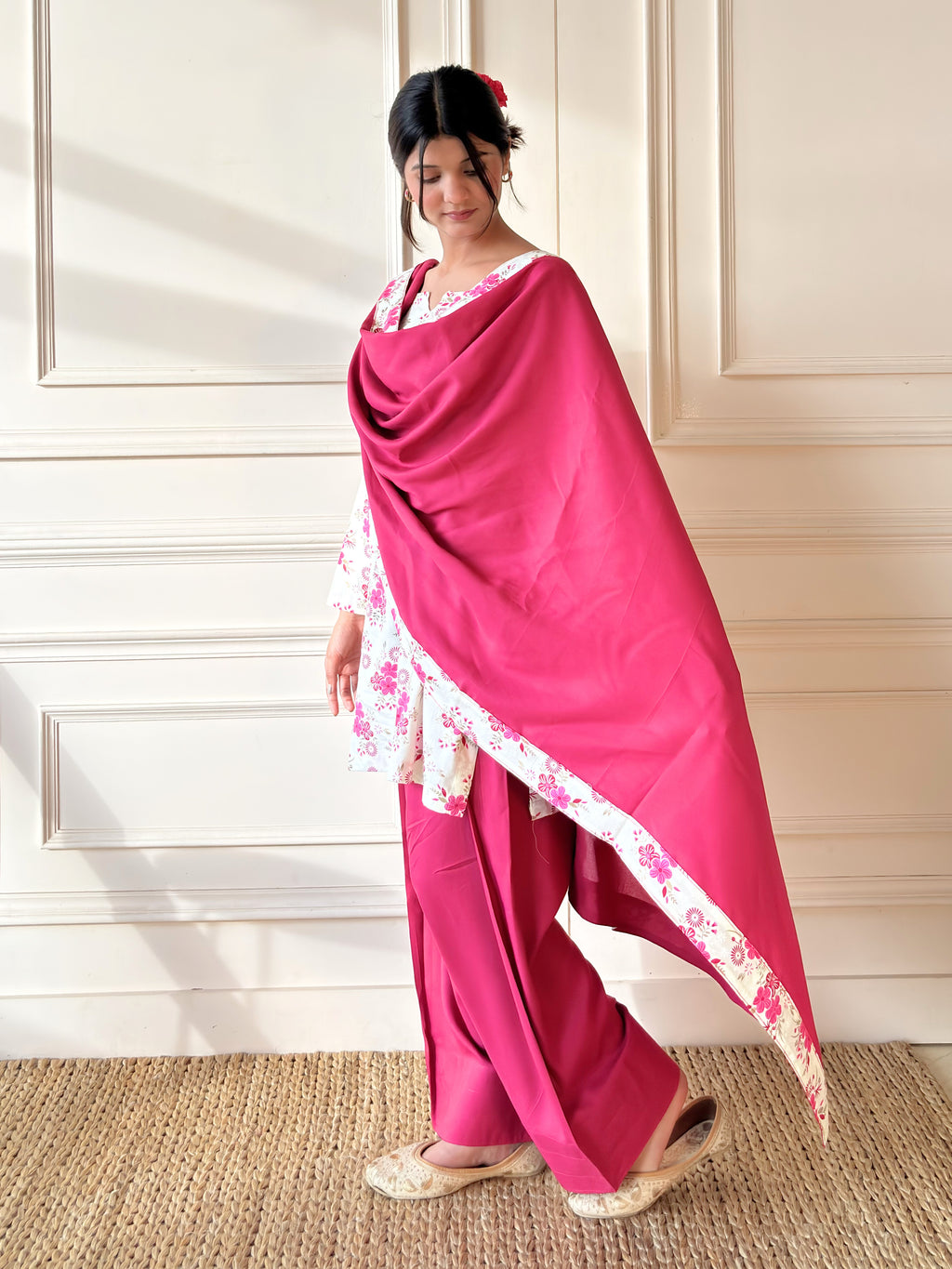 Poppy With Dupatta