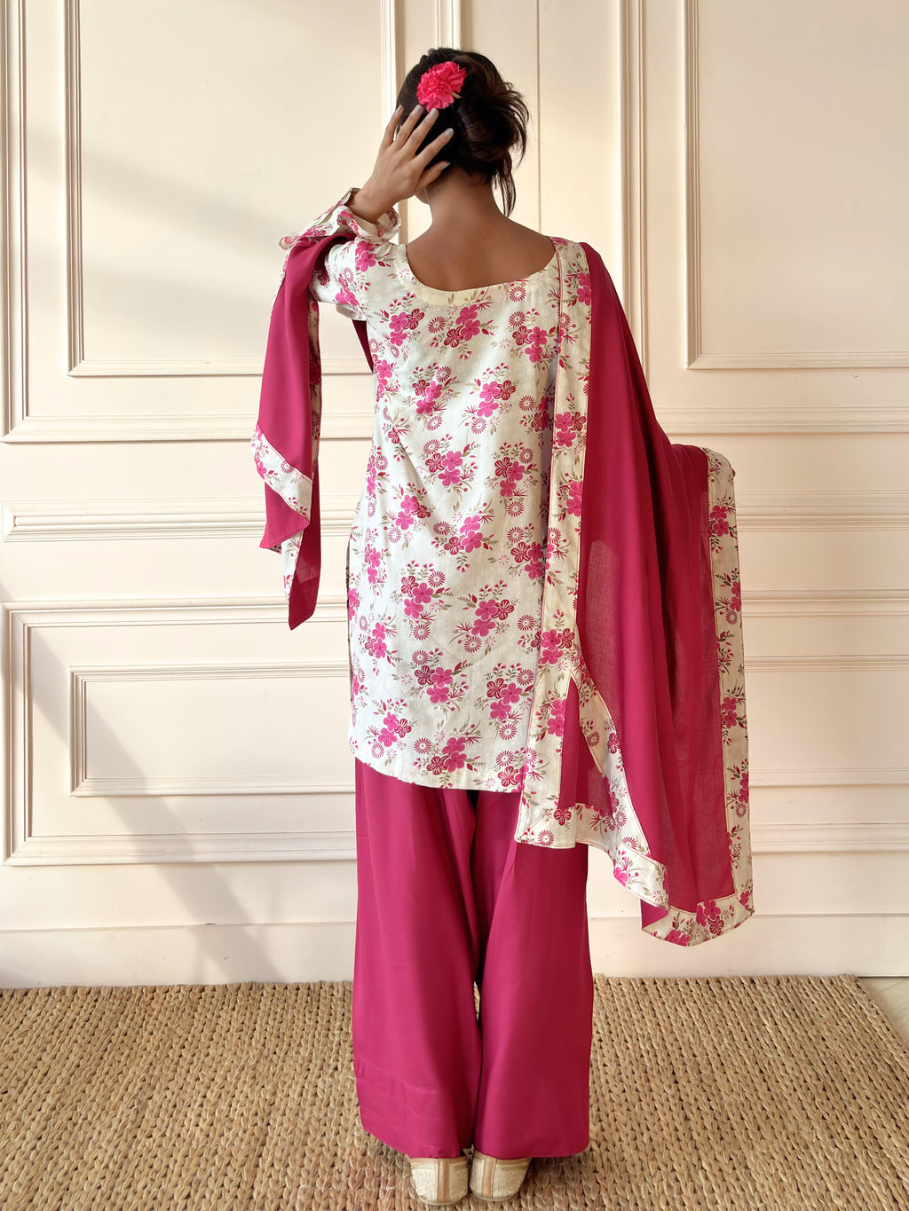 Poppy With Dupatta